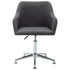 Swen Studio -  Swivel Dining Chairs 6 pcs Dark Grey Fabric (UK/IE/FI/NO only) (6x331499)